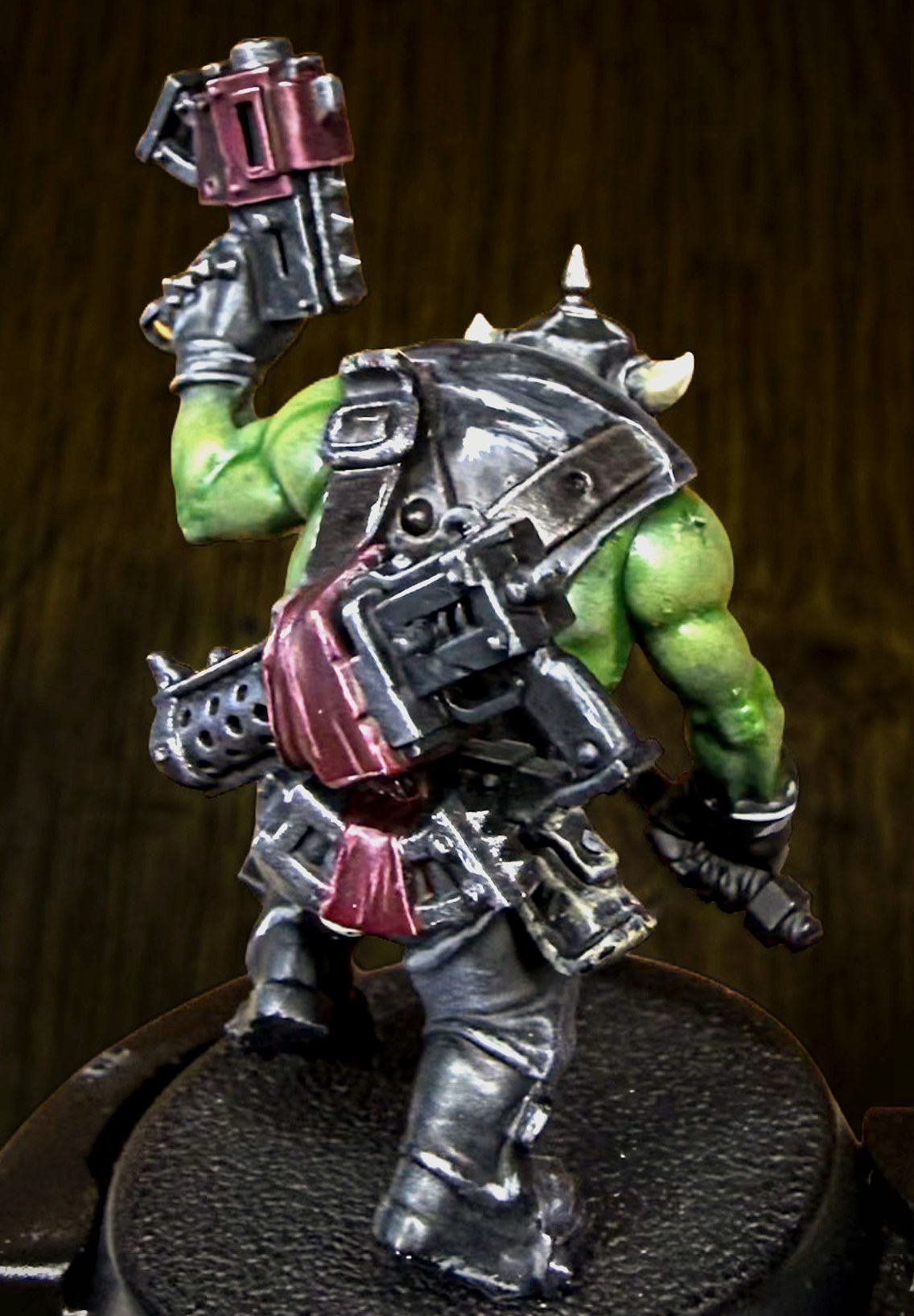 Ork Boyz, Black Armour, angle 2